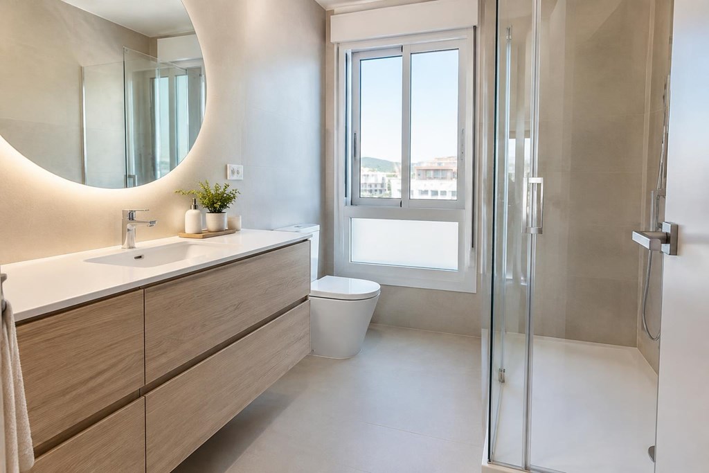 Foto 1 Reformas de baños pequeños en Vigo para ganar almacenaje