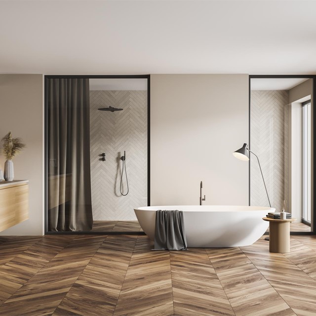 Un cuarto de baño pensado para desconectar